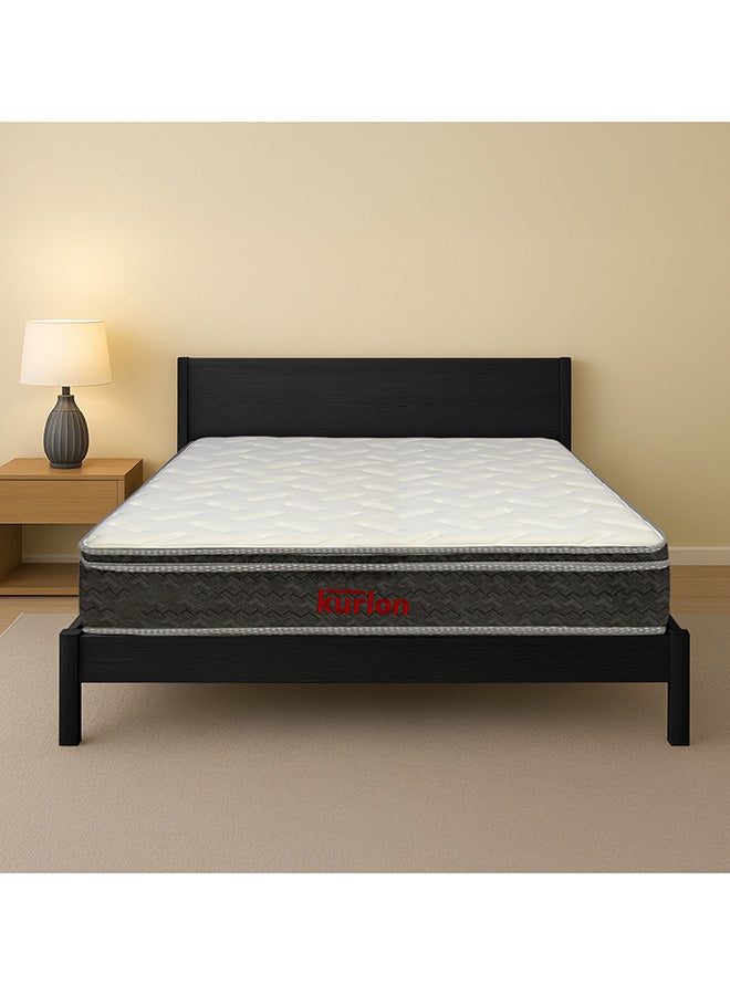 Kurlon Mermaid Medium Firm Memory Foam Mattress |Rebonded Foam Core for Spinal Support |Durable HR Foam & Quilted Comfort Top | 10 year warranty | 200x120x25 - Image 1